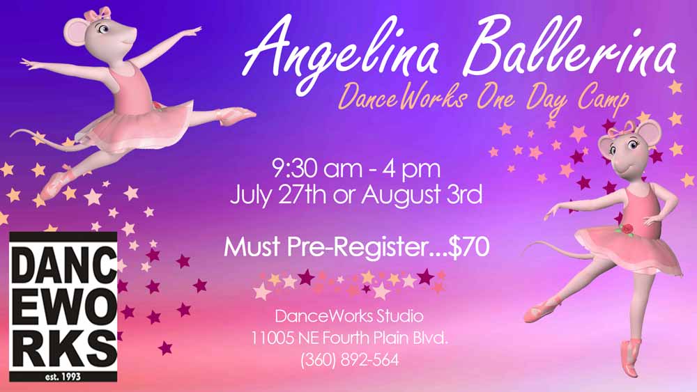 Angelina Ballerina Summer Camp at DanceWorks Performing Arts