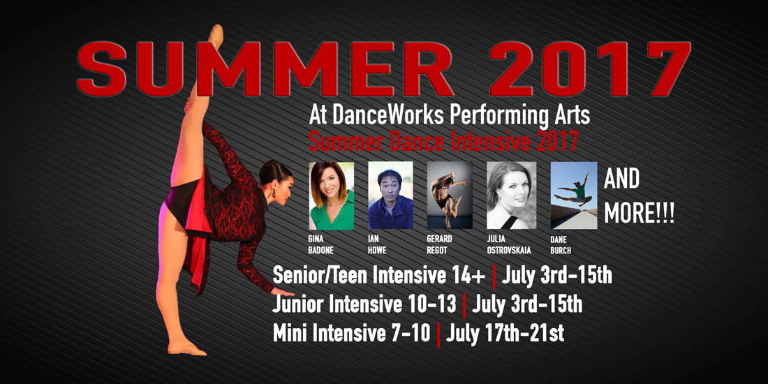 National Summer Dance Intensive 2017 at DanceWorks Performing Arts
