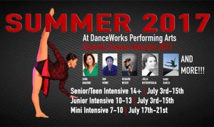 DanceWorks Performing Arts National Summer Intensive