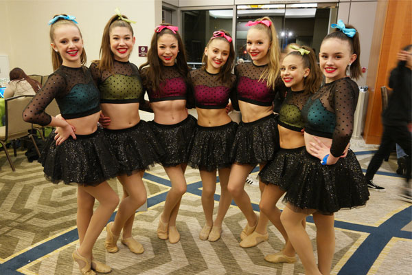 DanceWorks Performing Arts company dancers at NYCDA competition